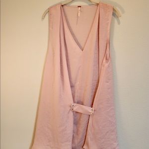 NWOT Free People pink slip dress.